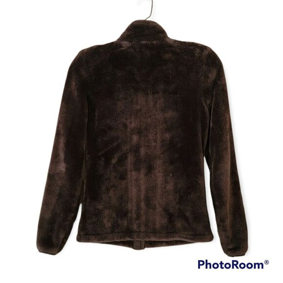 Fila Sport Girls Gray Soft Shell Faux Fur Zip Jacket Size 14 - Picture 2 of 5